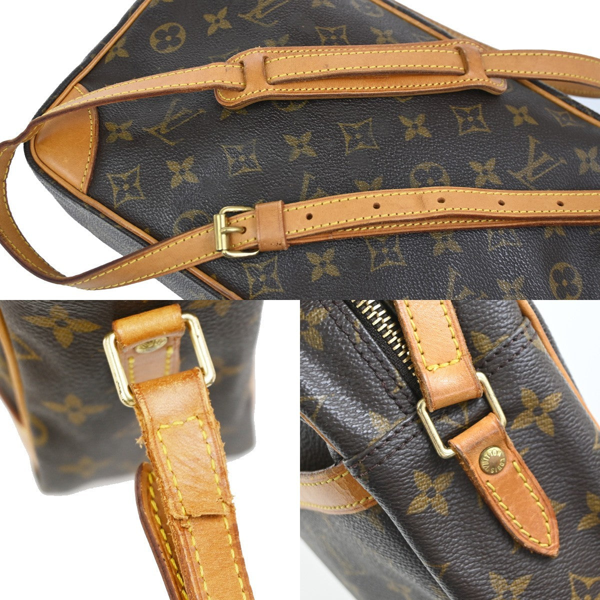 LOUIS VUITTON Trocadero 30 Shoulder Bag Monogram Leather Brown M51272 89SA005