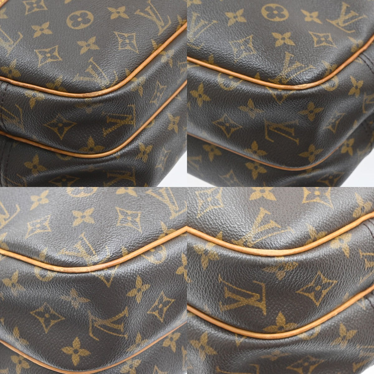 LOUIS VUITTON Reporter PM Crossbody Shoulder Bag Monogram Leather M45254 62CB025