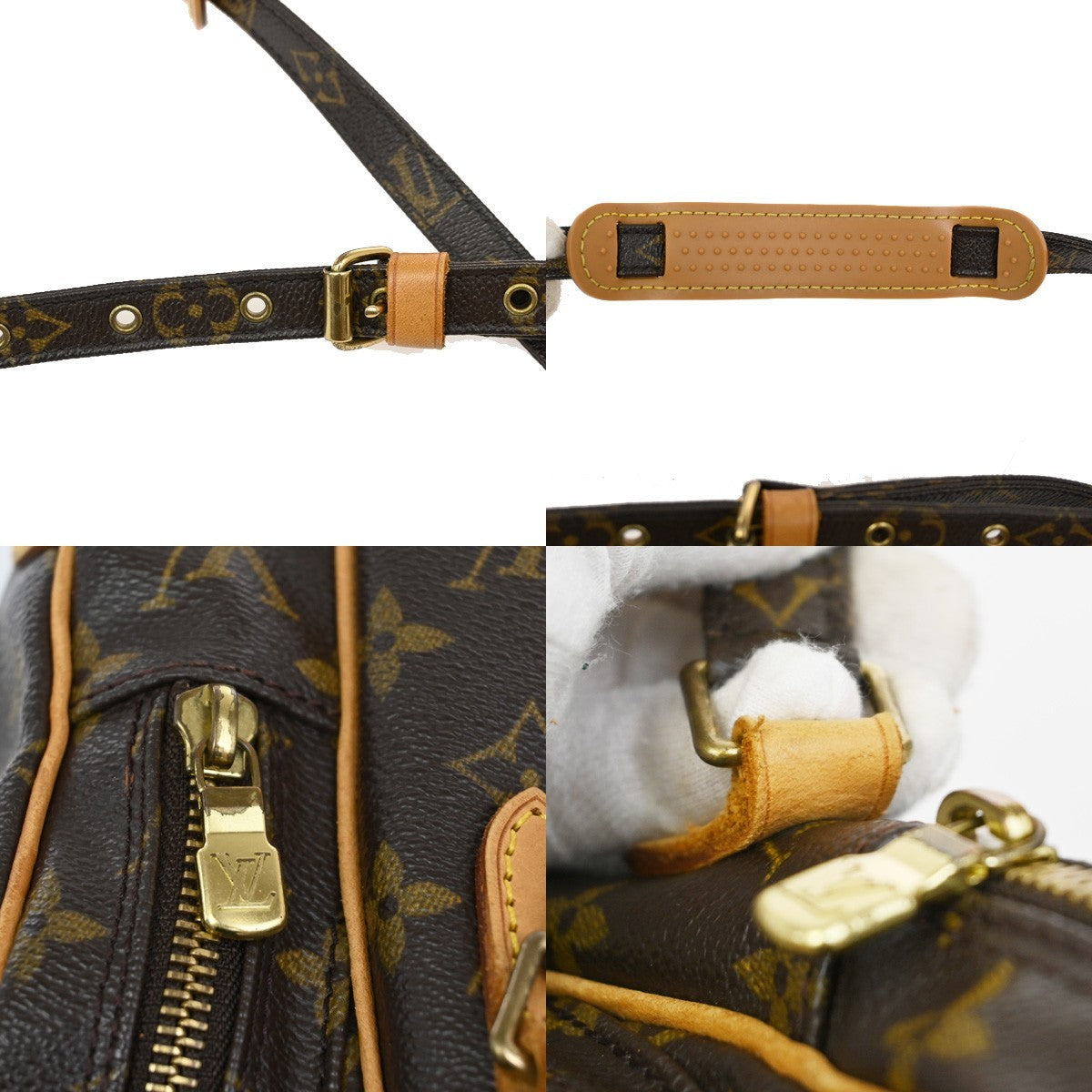 LOUIS VUITTON Amazon Crossbody Shoulder Bag Monogram Leather BN M45236 72TA018