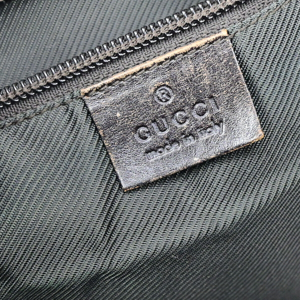 GUCCI Logo GG Pattern Crossbody Shoulder Bag PVC Leather Brown Italy 04YG476