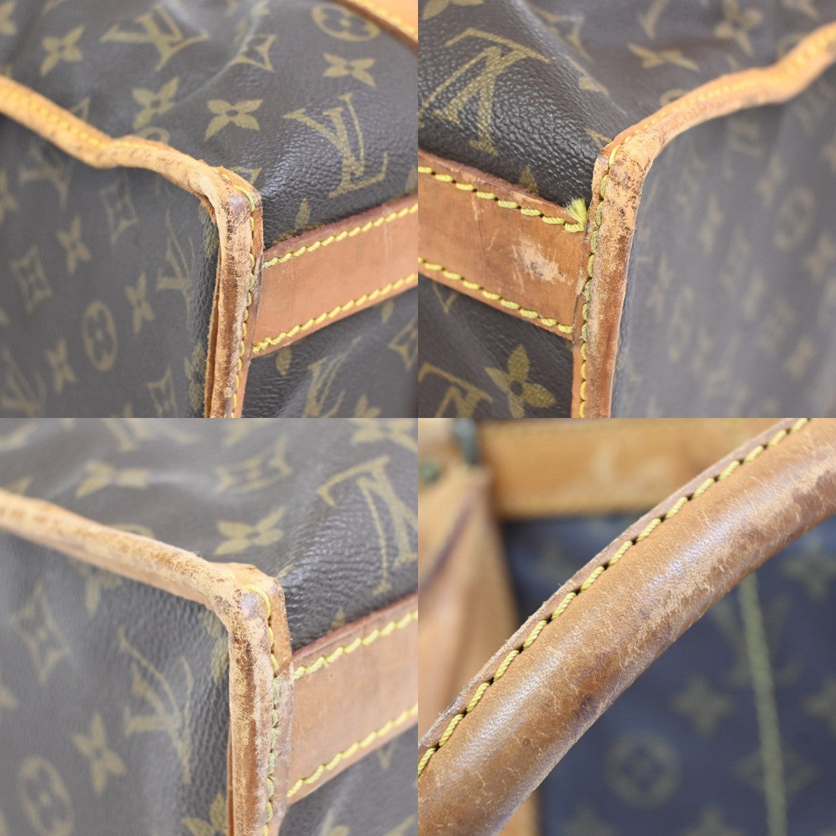 LOUIS VUITTON Sac Chassour 40 Travel Hand Bag Monogram Leather BN M41924 81CA888