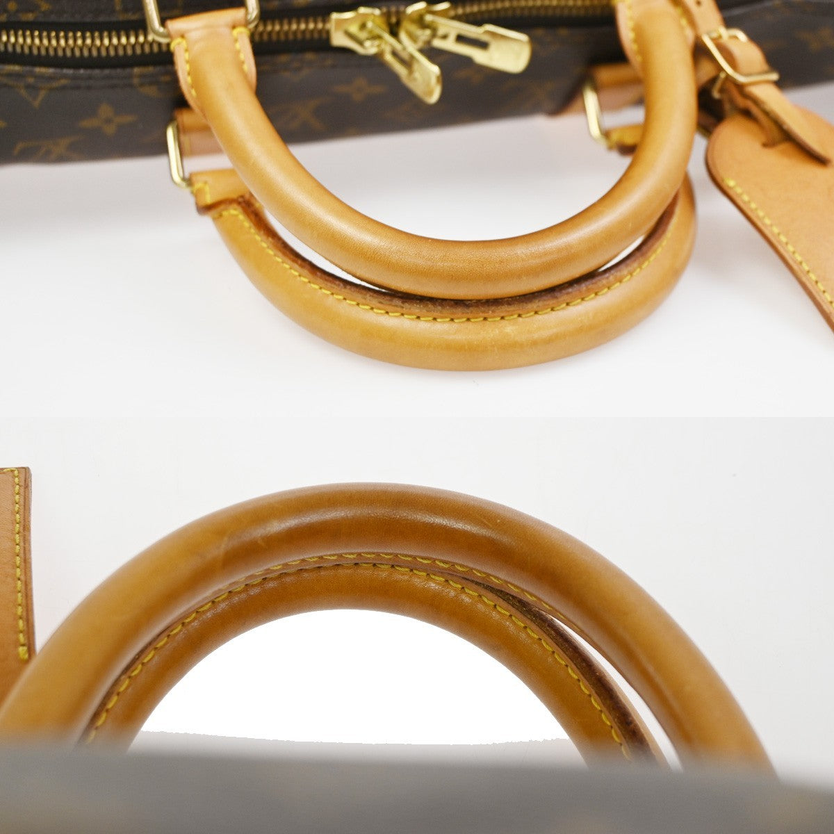 LOUIS VUITTON Keepall Bandouliere 50 Handbag Monogram Brown M41416 12ZA212