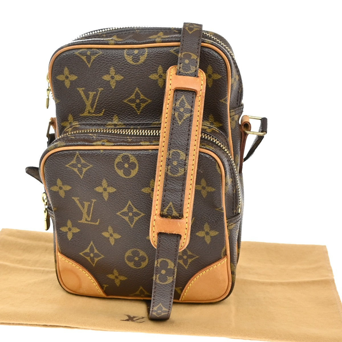 LOUIS VUITTON Amazon Crossbody Shoulder Bag Monogram Leather BN M45236 78AA075