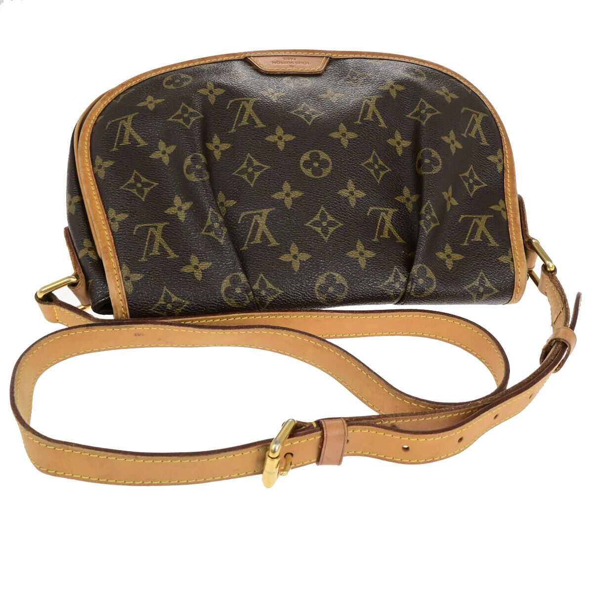 LOUIS VUITTON Menilmontant PM Shoulder Bag Monogram Leather BN M40474 98KA504