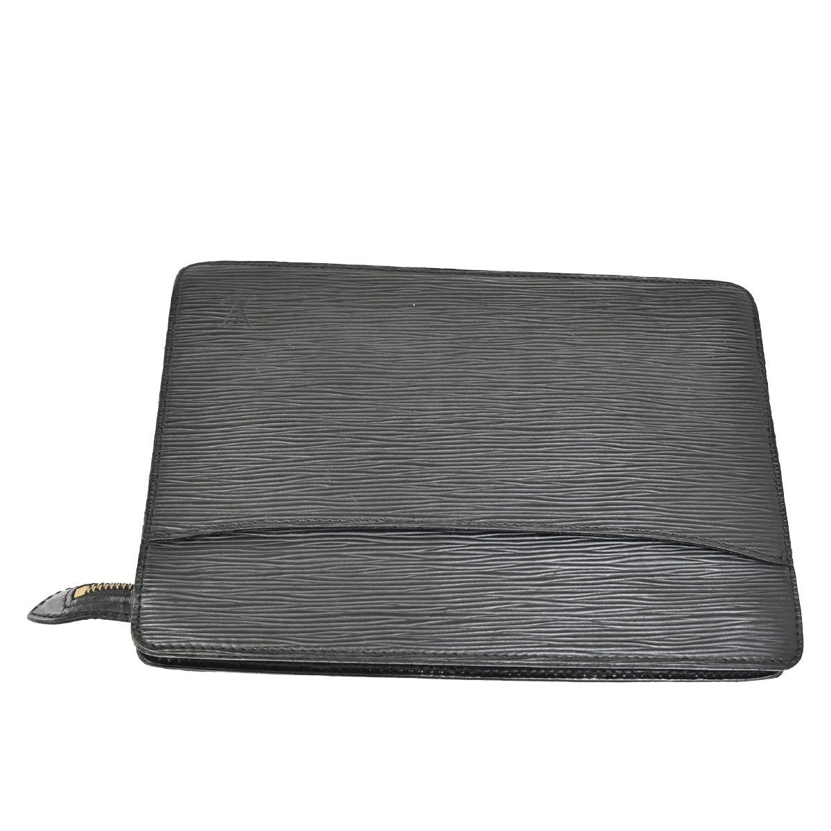 LOUIS VUITTON LV Pochette Homme Clutch Hand Bag Epi Leather Black M52522 02KB801