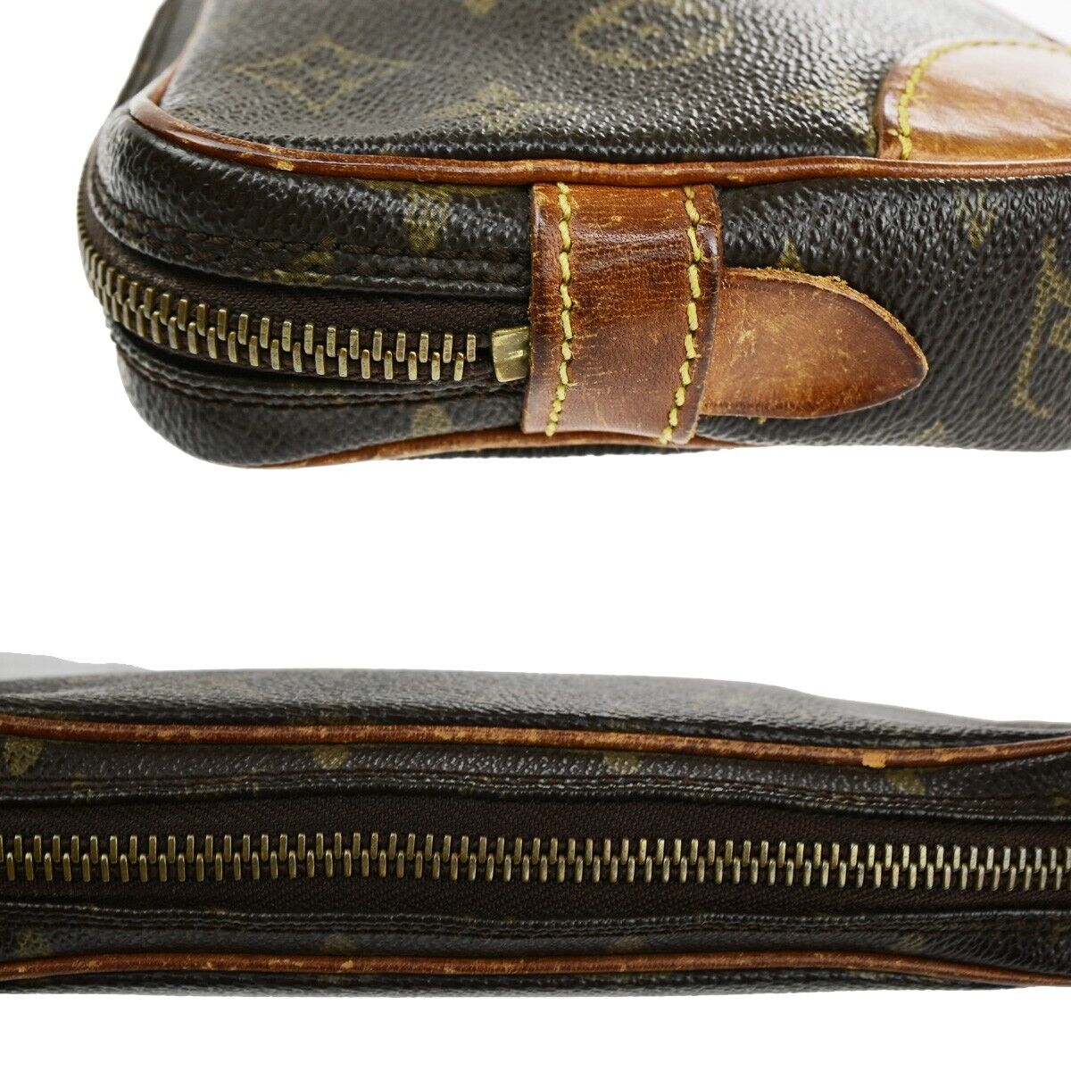 LOUIS VUITTON Marly Dragonne PM Clutch Hand Bag Monogram Leather M51827 68FA722