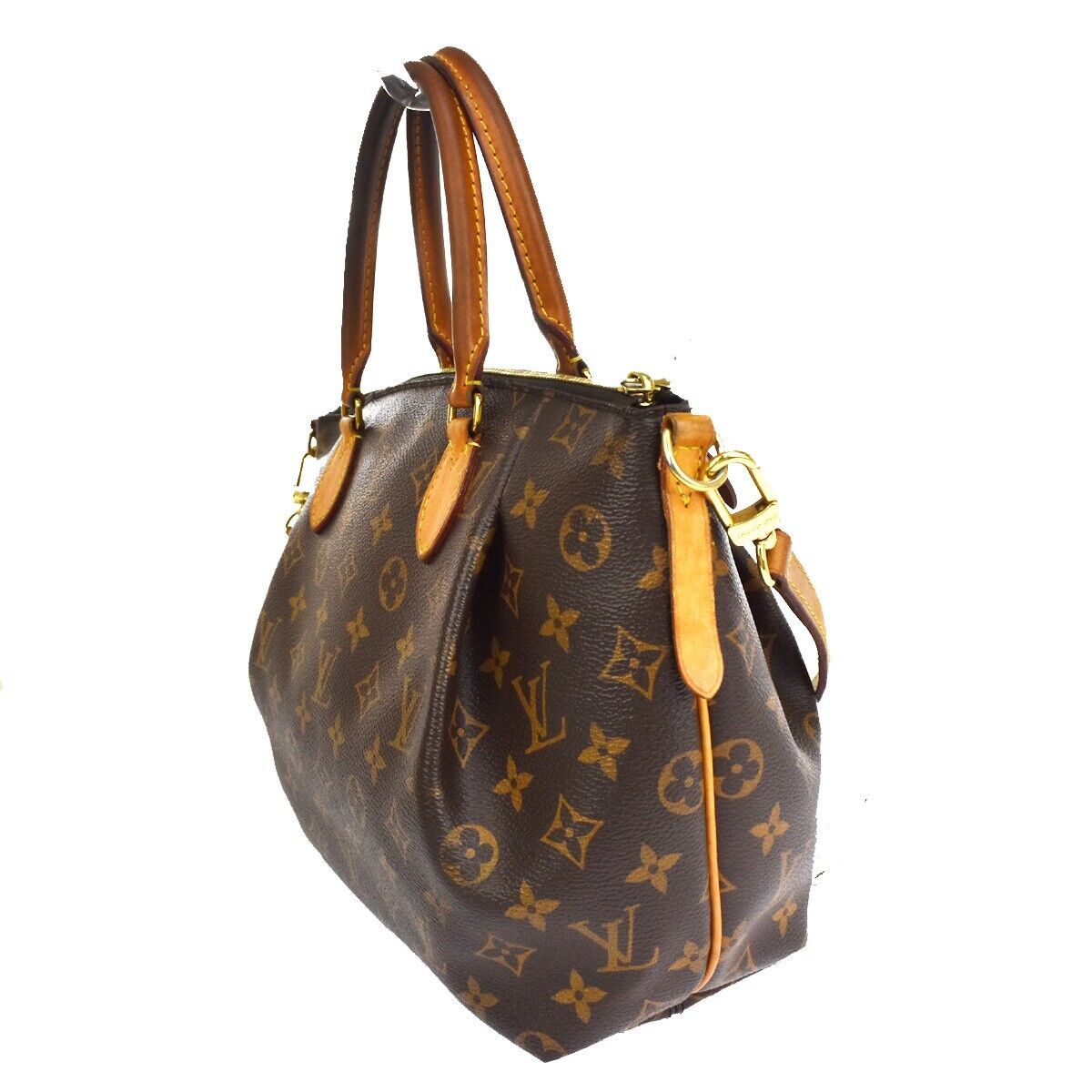LOUIS VUITTON Turenne PM 2Way Hand Bag Monogram Leather Brown M48813 98YB867