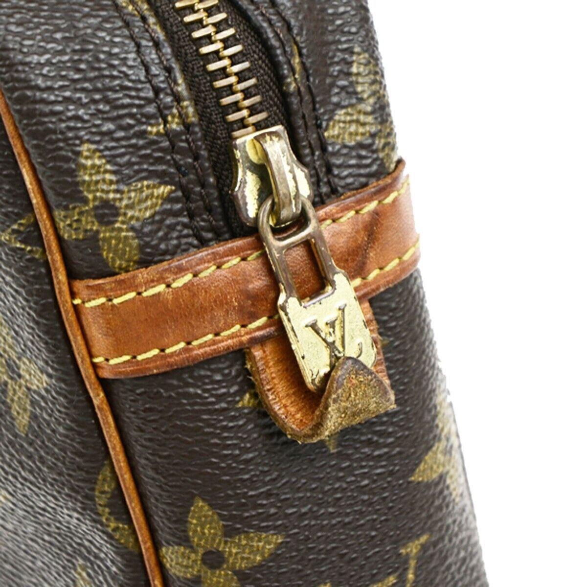LOUIS VUITTON Compiegne 23 Clutch Hand Bag Monogram Leather Brown M51847 68EC900