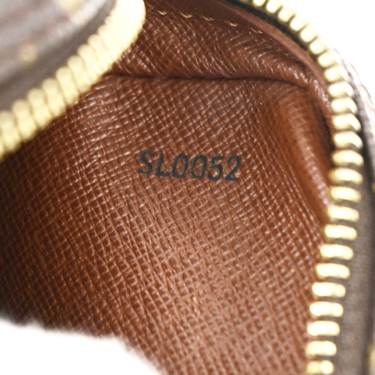 LOUIS VUITTON Danube Shoulder Bag Monogram Leather Brown France M45266 87KD193