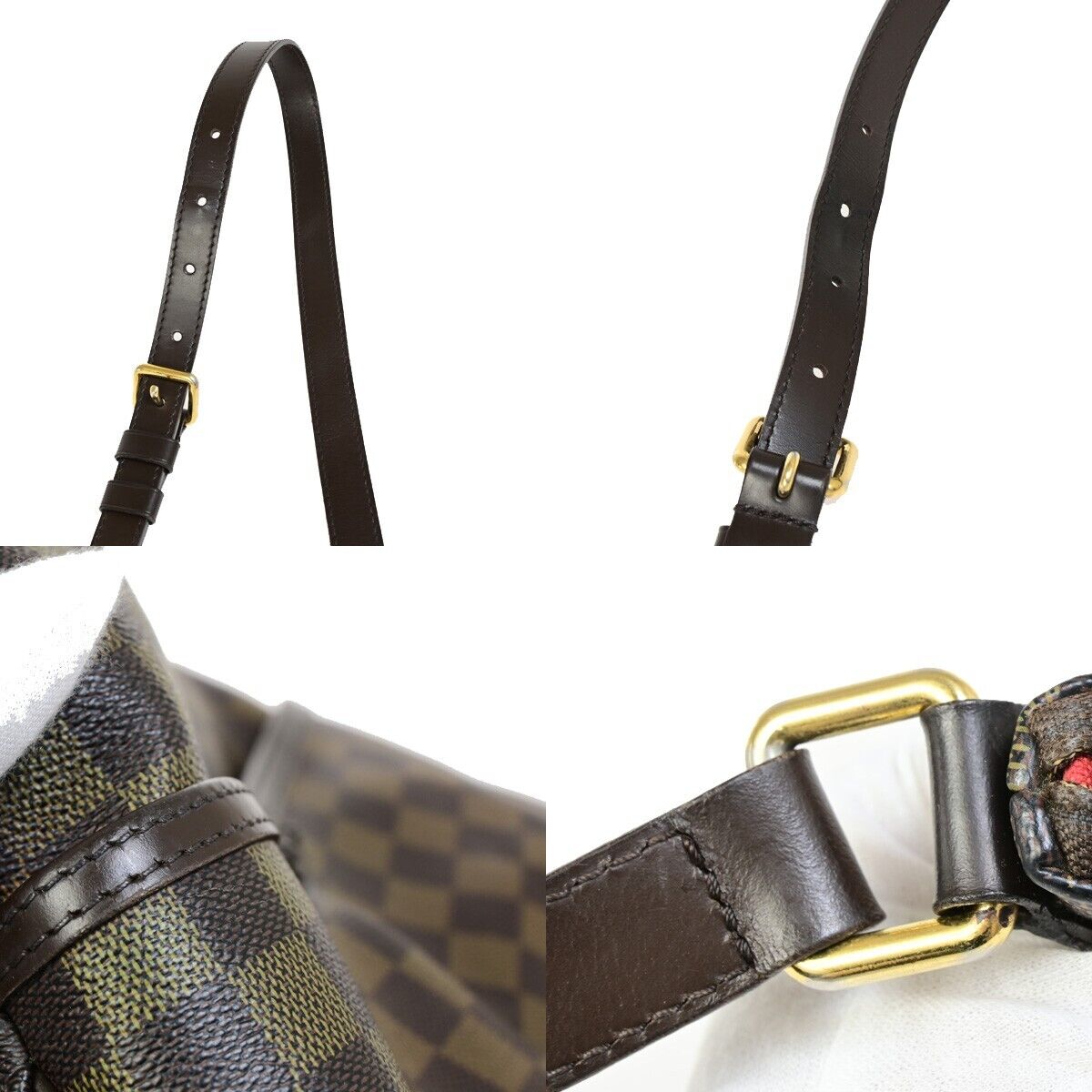 LOUIS VUITTON Bloomsbury PM Shoulder Bag Damier Leather Brown N42251  76FA737