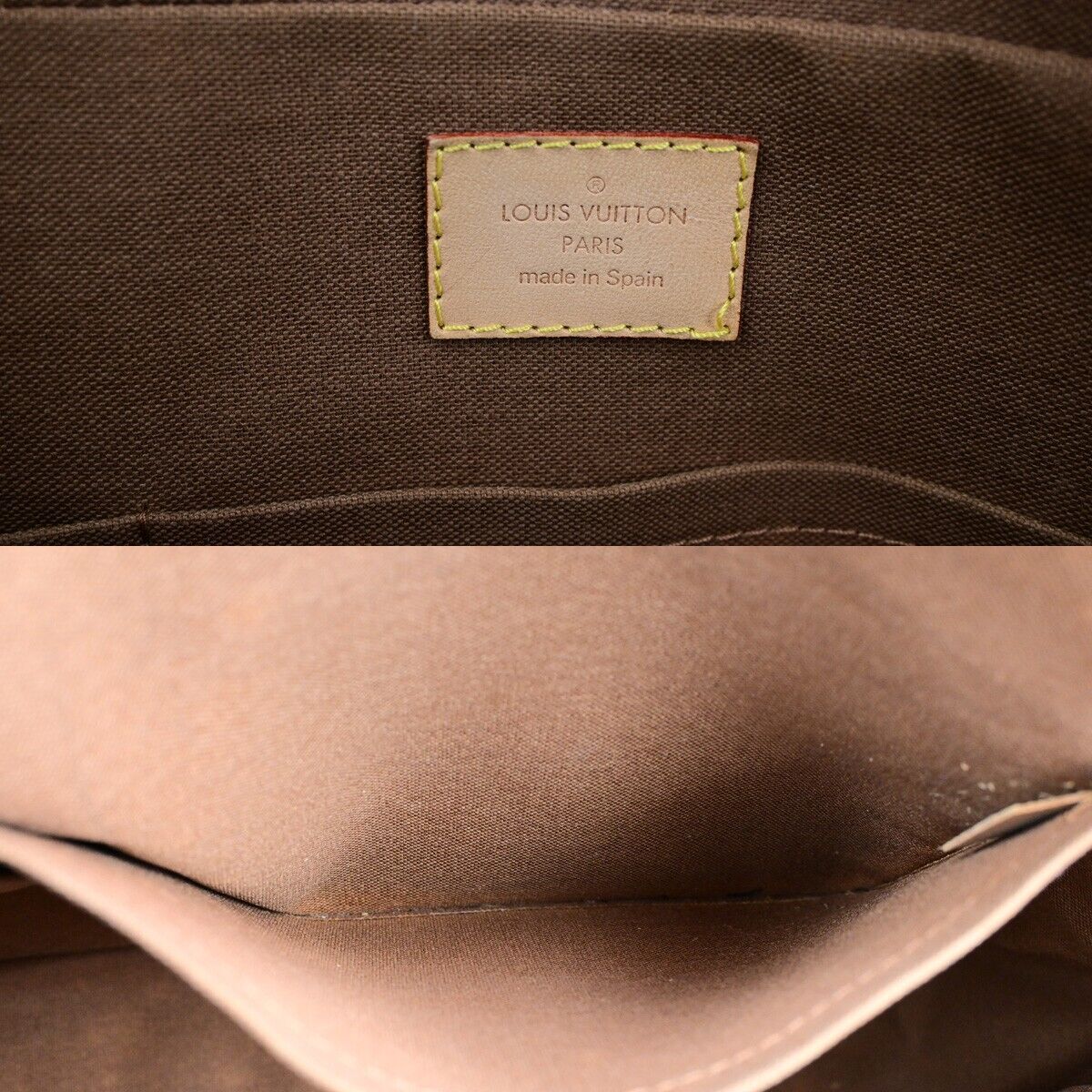 LOUIS VUITTON Sac Bosphore 2way Hand Bag Monogram Leather Brown M40043 667ED347