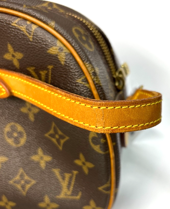 LOUIS VUITTON Blois Crossbody Shoulder Bag Monogram Leather Brown M51221 88MA014