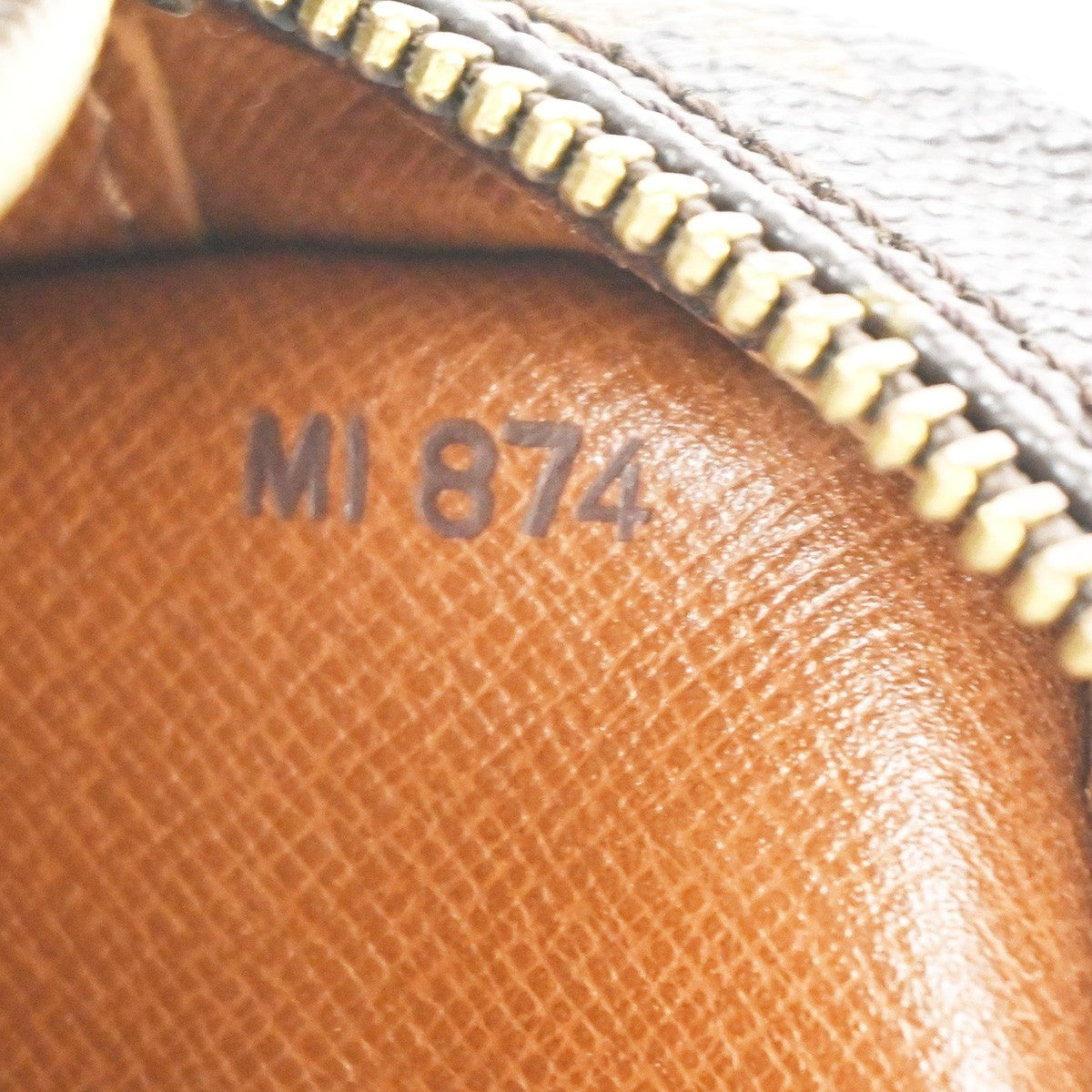 LOUIS VUITTON Jeune Fille MM Shoulder Bag Monogram Leather Brown M51226 34TA475