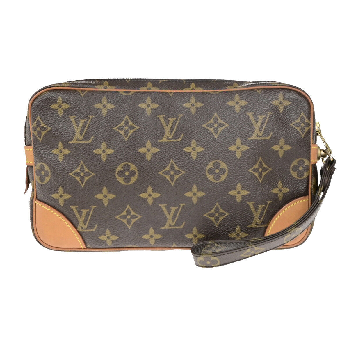 LOUIS VUITTON Marly Dragonne GM Clutch Hand Bag Monogram Brown M51825 36SJ489