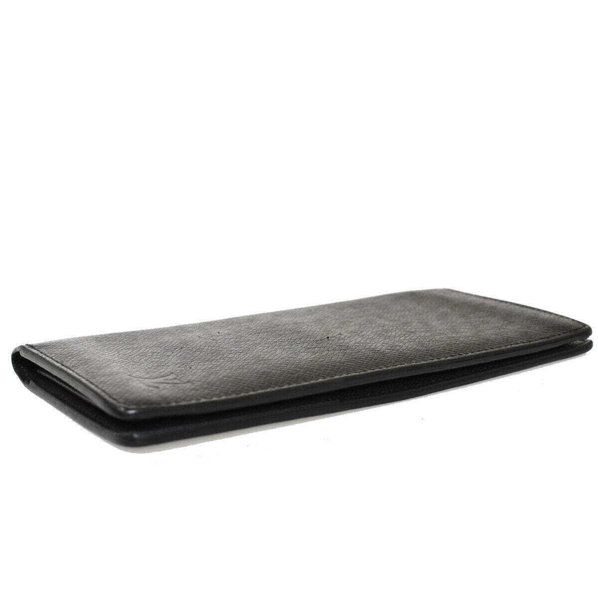 LOUIS VUITTON Portefeuille Long Bifold Wallet Taiga Leather Black M30541 04YC256