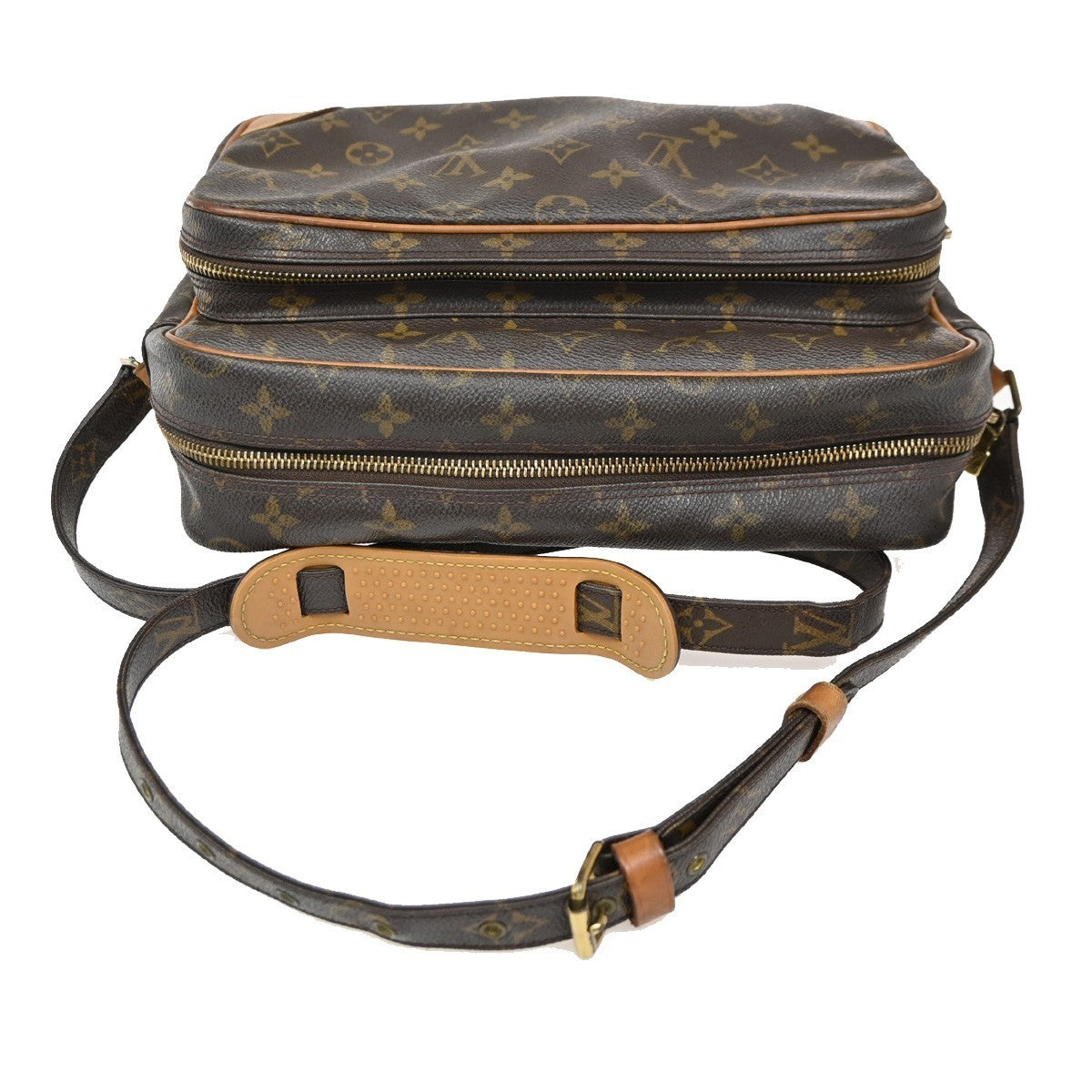 LOUIS VUITTON Nile Crossbody Shoulder Bag Monogram Leather Brown M45244 30CA617