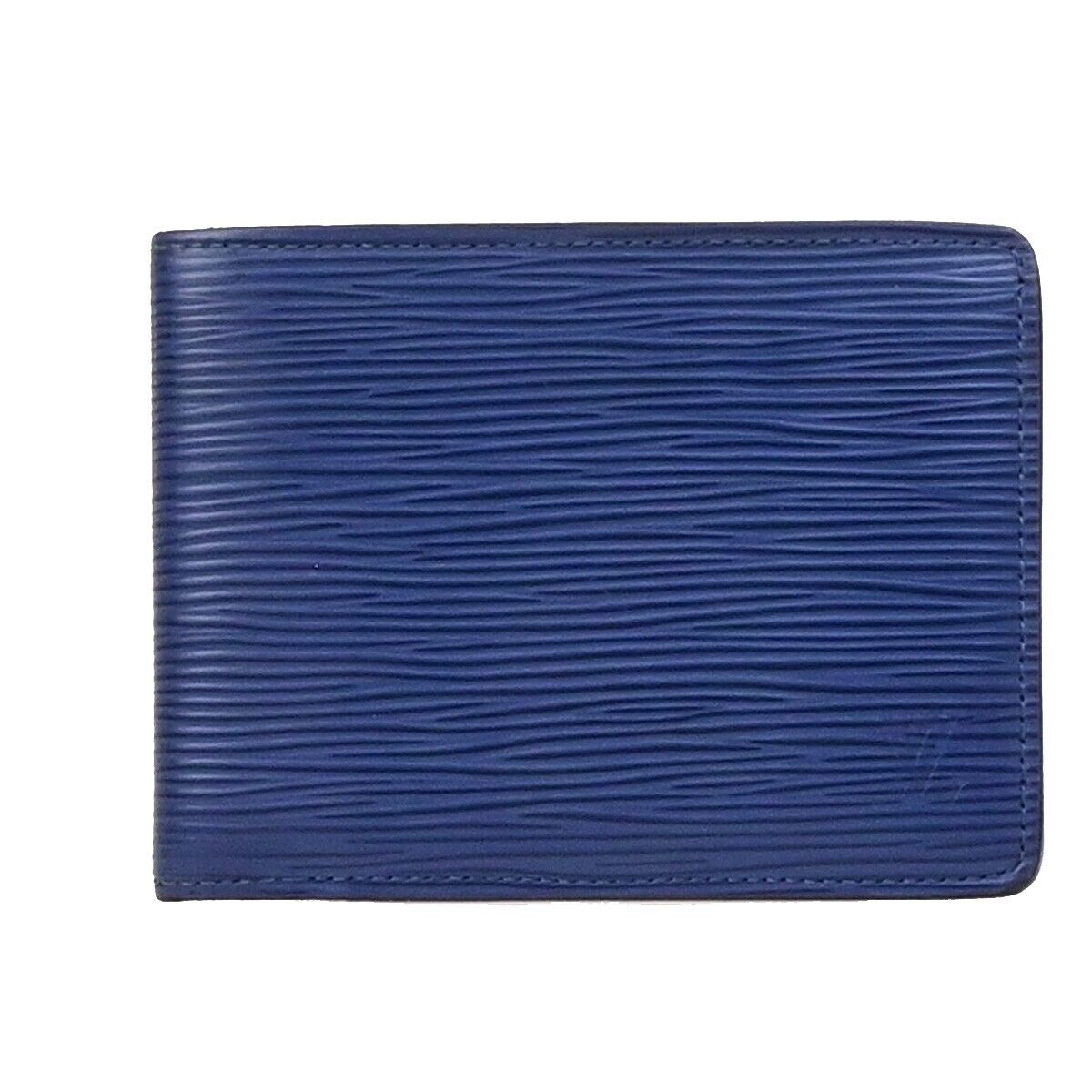 LOUIS VUITTON Portefeuille Multiple Wallet Epi Leather Blue M60629 09ED388