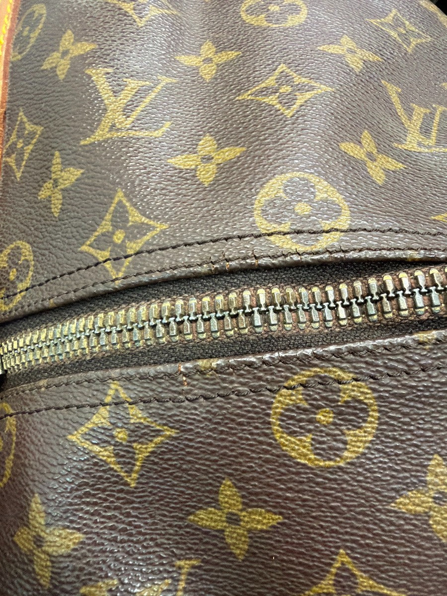 LOUIS VUITTON Keepall 50 Travel Hand Bag Monogram Leather Brown M41426 11YJ198