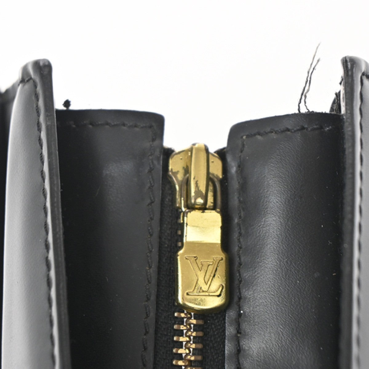 LOUIS VUITTON LV Logo Riviera Hand Bag Epi Leather Black France M48182 64KC348