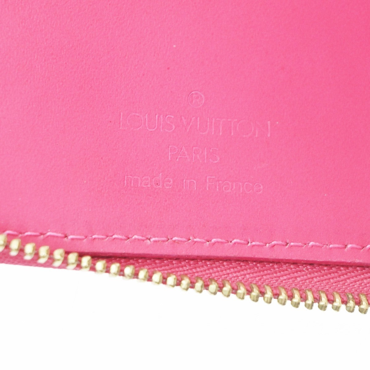 LOUIS VUITTON 2 Set Bifold Zipper Wallet Monogram Vernis Epi Pink White 60TA459