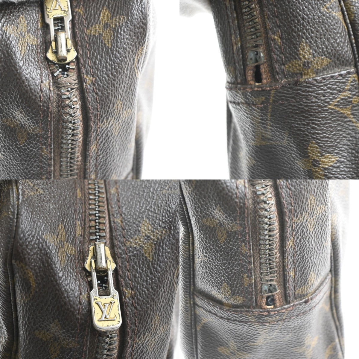 LOUIS VUITTON Trousse Toilette 28 Clutch Hand Bag Monogram Brown M47522 07MA464