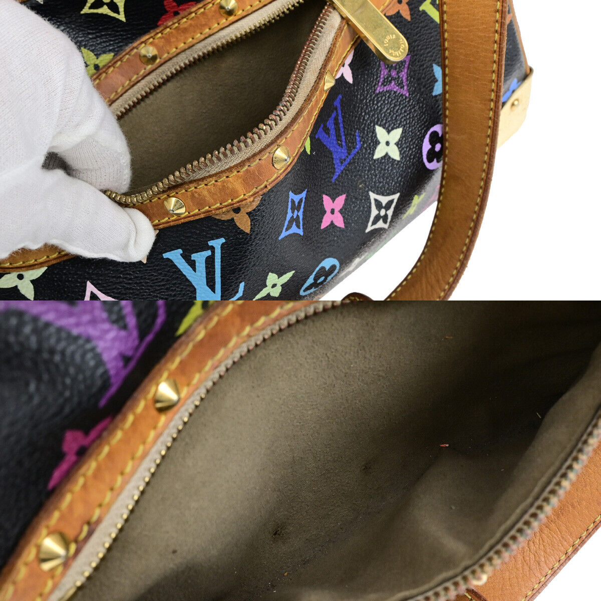 LOUIS VUITTON Boulogne Shoulder Bag Monogram Multi Leather BK M92638 73YG625