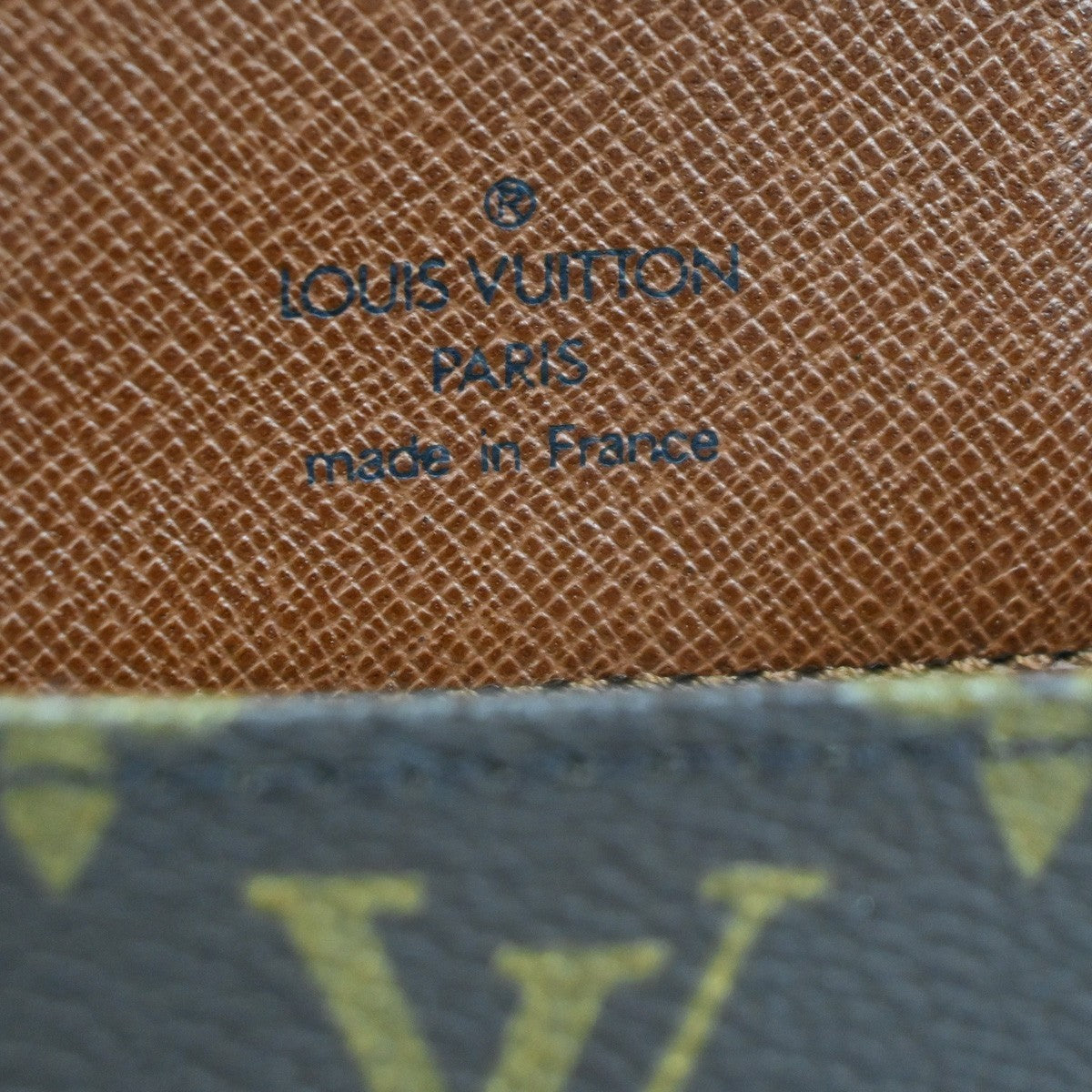 LOUIS VUITTON Saint Cloud GM Shoulder Bag Monogram Leather Brown M51242 86CB008