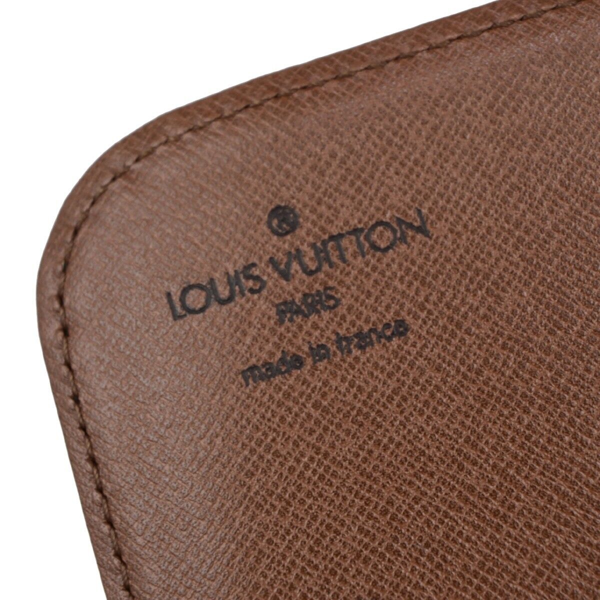 LOUIS VUITTON Cartouchiere GM Shoulder Bag Monogram Leather Brown M51252 78EC998