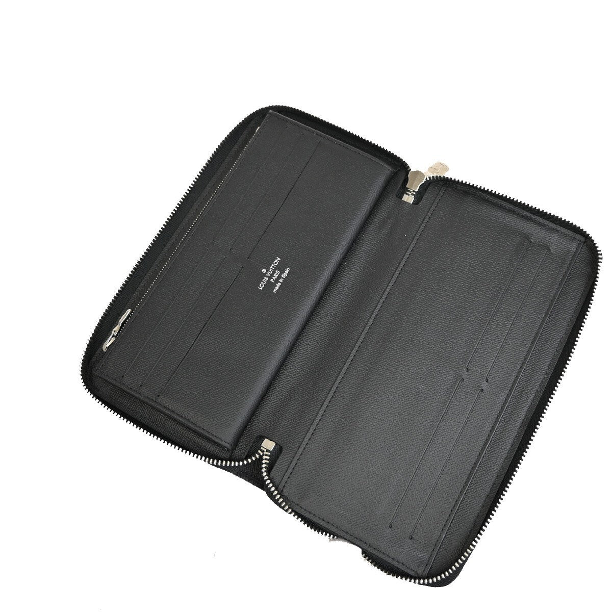 LOUIS VUITTON Zippy Organizer Long Bifold Wallet Taiga Leather BK M30056 85FB593