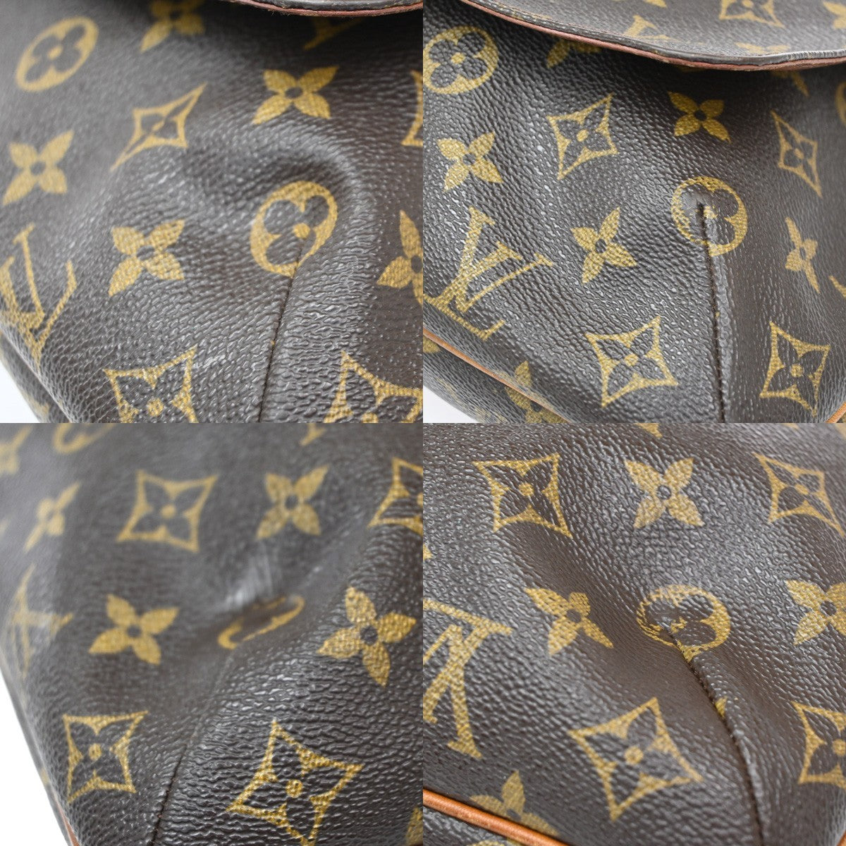 LOUIS VUITTON Musette Shoulder Bag Monogram Leather Brown France M51256 39CA624