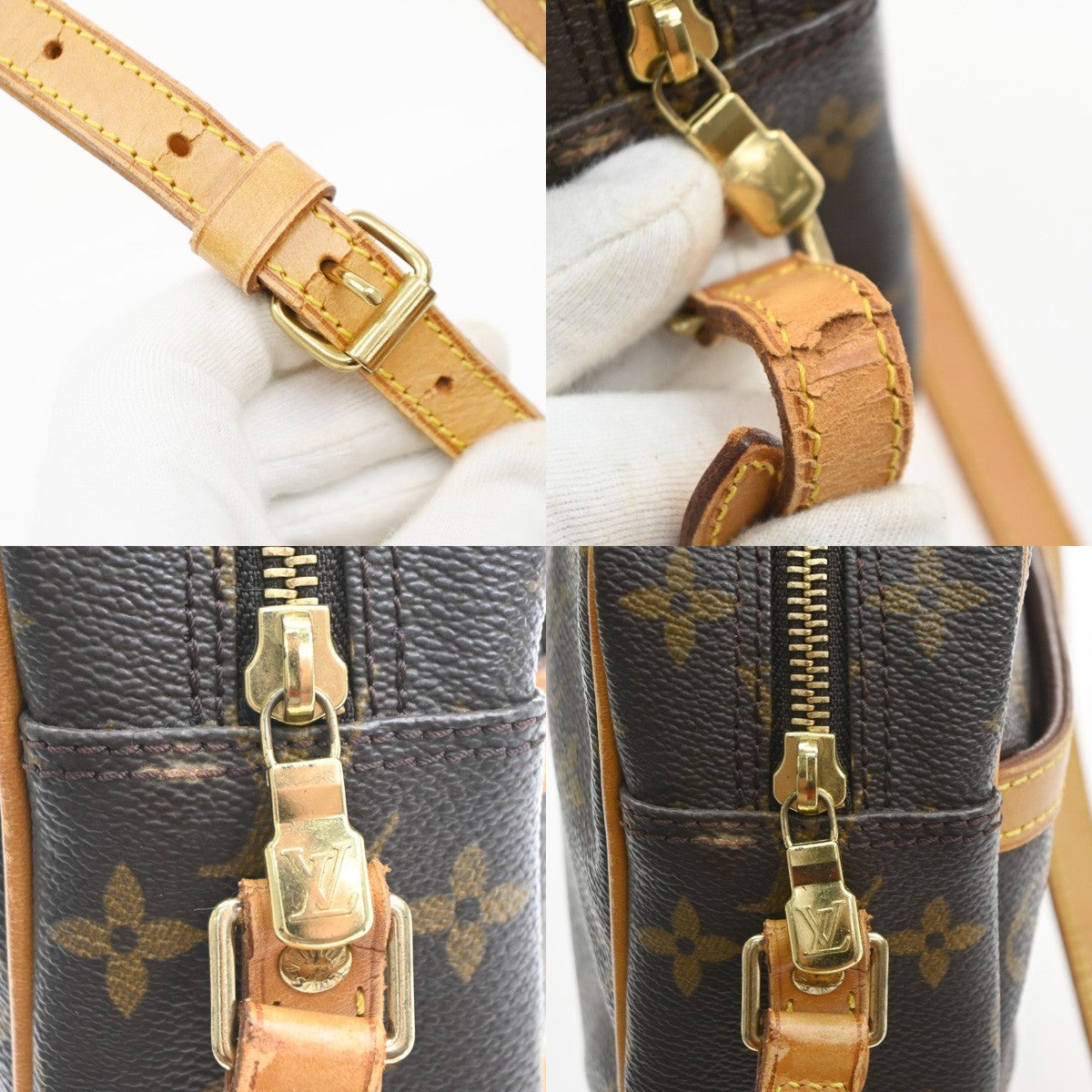 LOUIS VUITTON Trocadero 27 Shoulder Bag Monogram Leather Brown M51274 84SA139