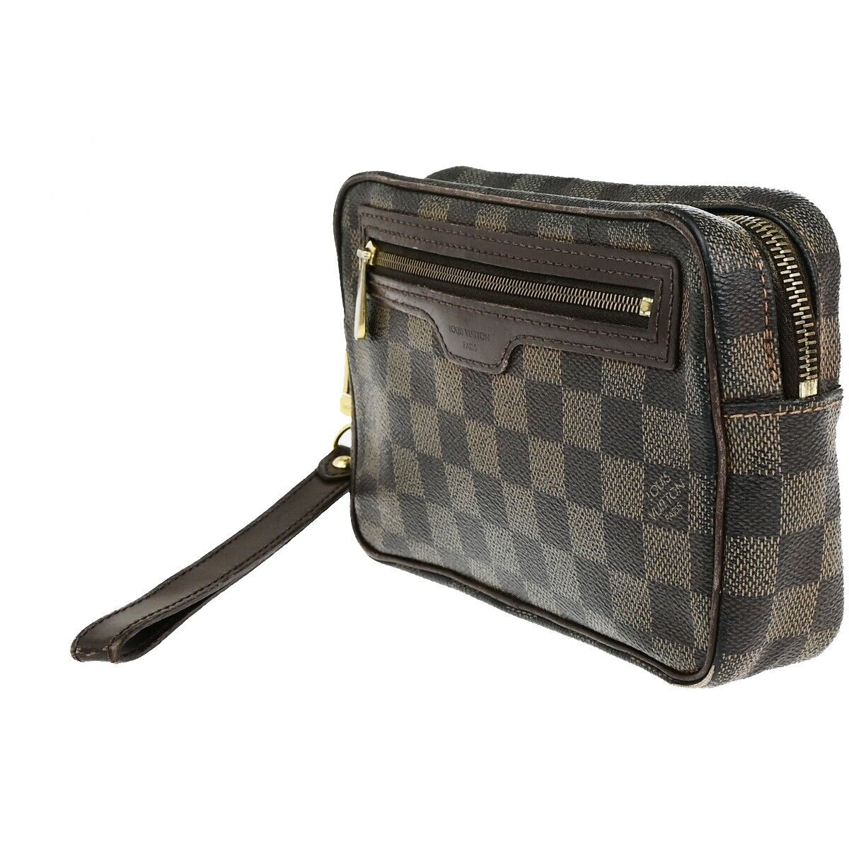LOUIS VUITTON  Pochette Bier Macau Clutch Bag Damier  Leather BN N61739 63EC933
