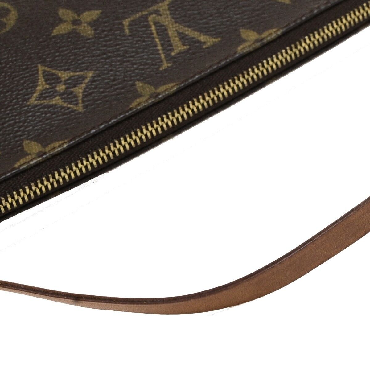 LOUIS VUITTON Pochette Accessoires Hand Bag Monogram Leather BN M51980 18KA532