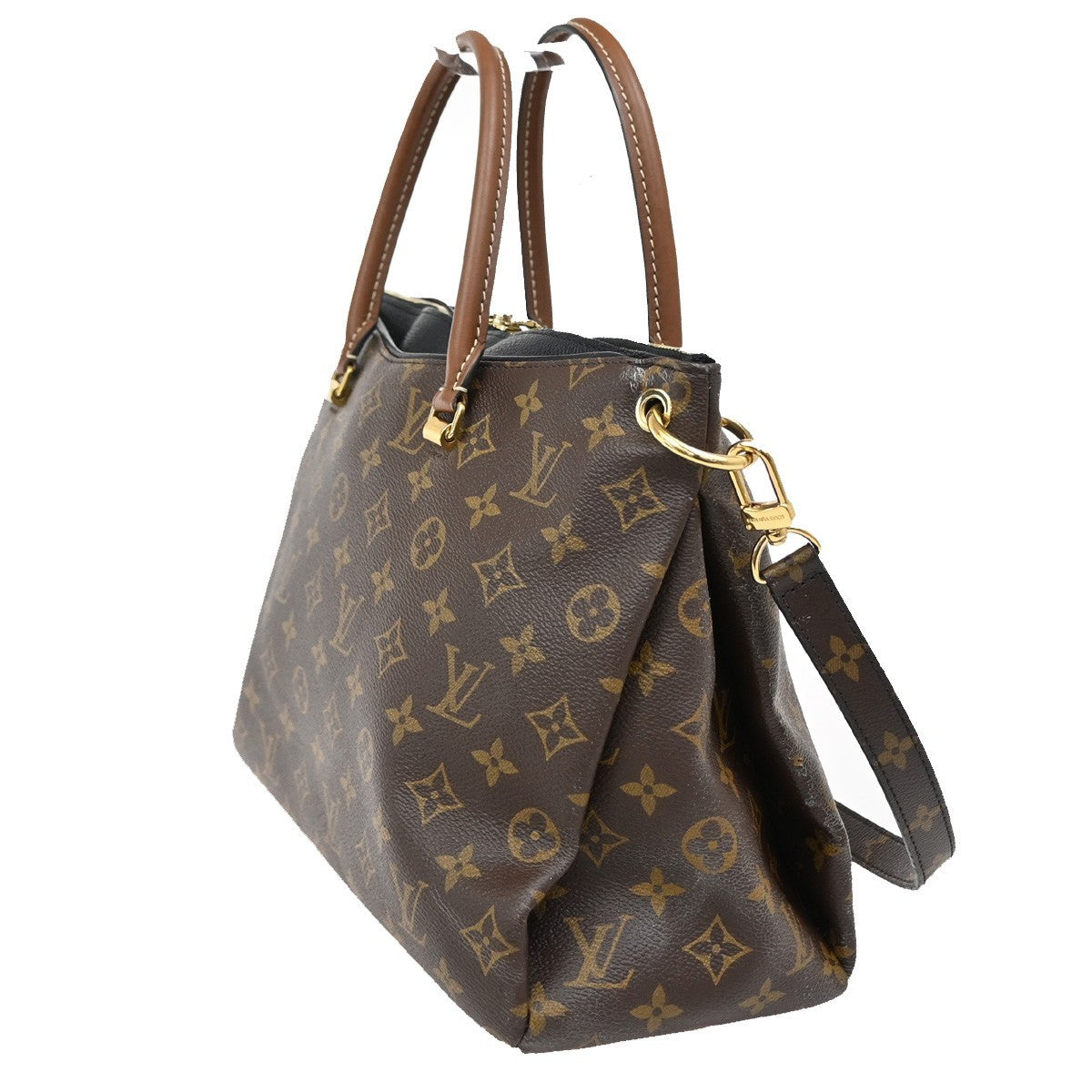 LOUIS VUITTON Pallas 2Way Shoulder Hand Bag Monogram Leather BK M41064 50FC160