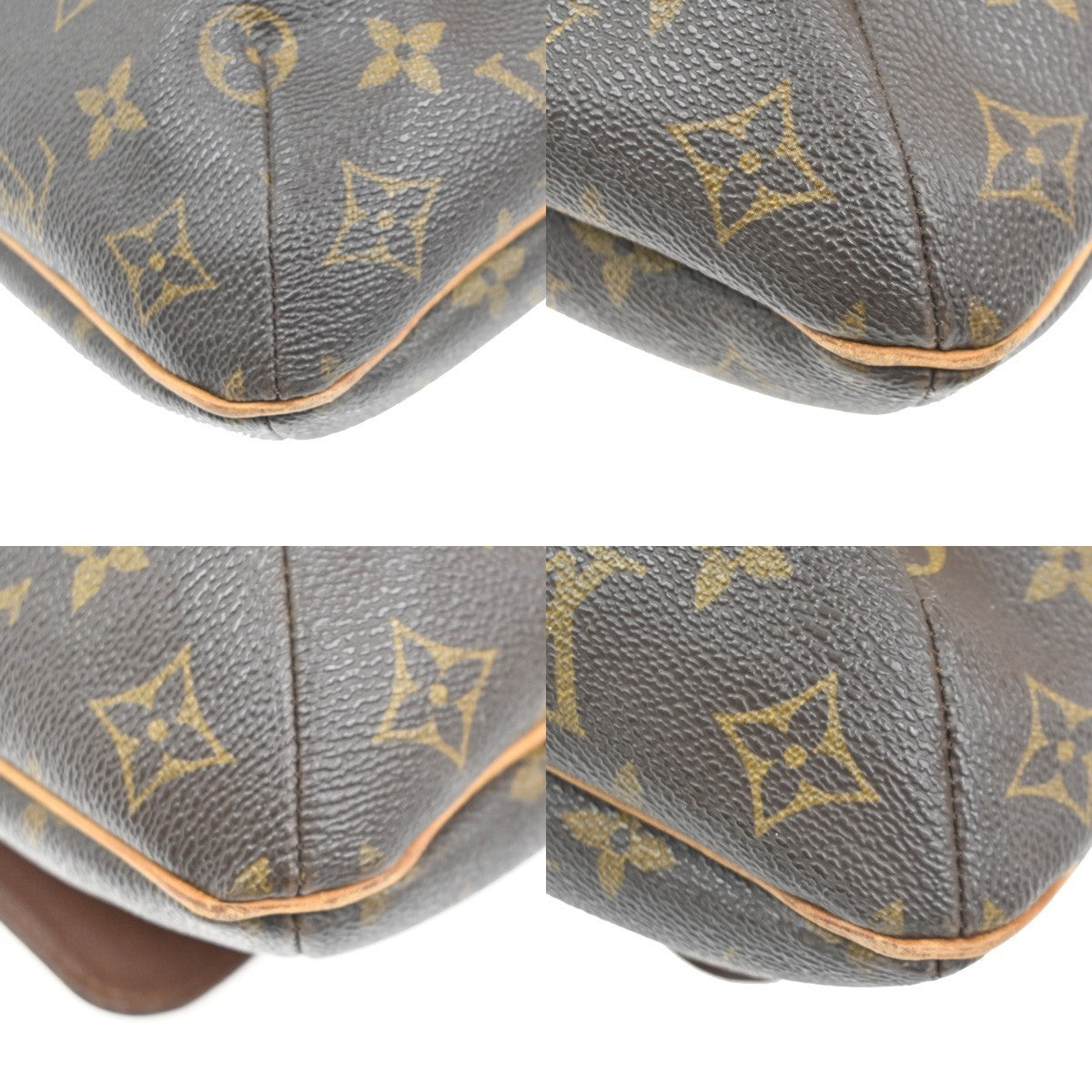 LOUIS VUITTON Musette Shoulder Bag Monogram Leather Brown France M51256 84MA248