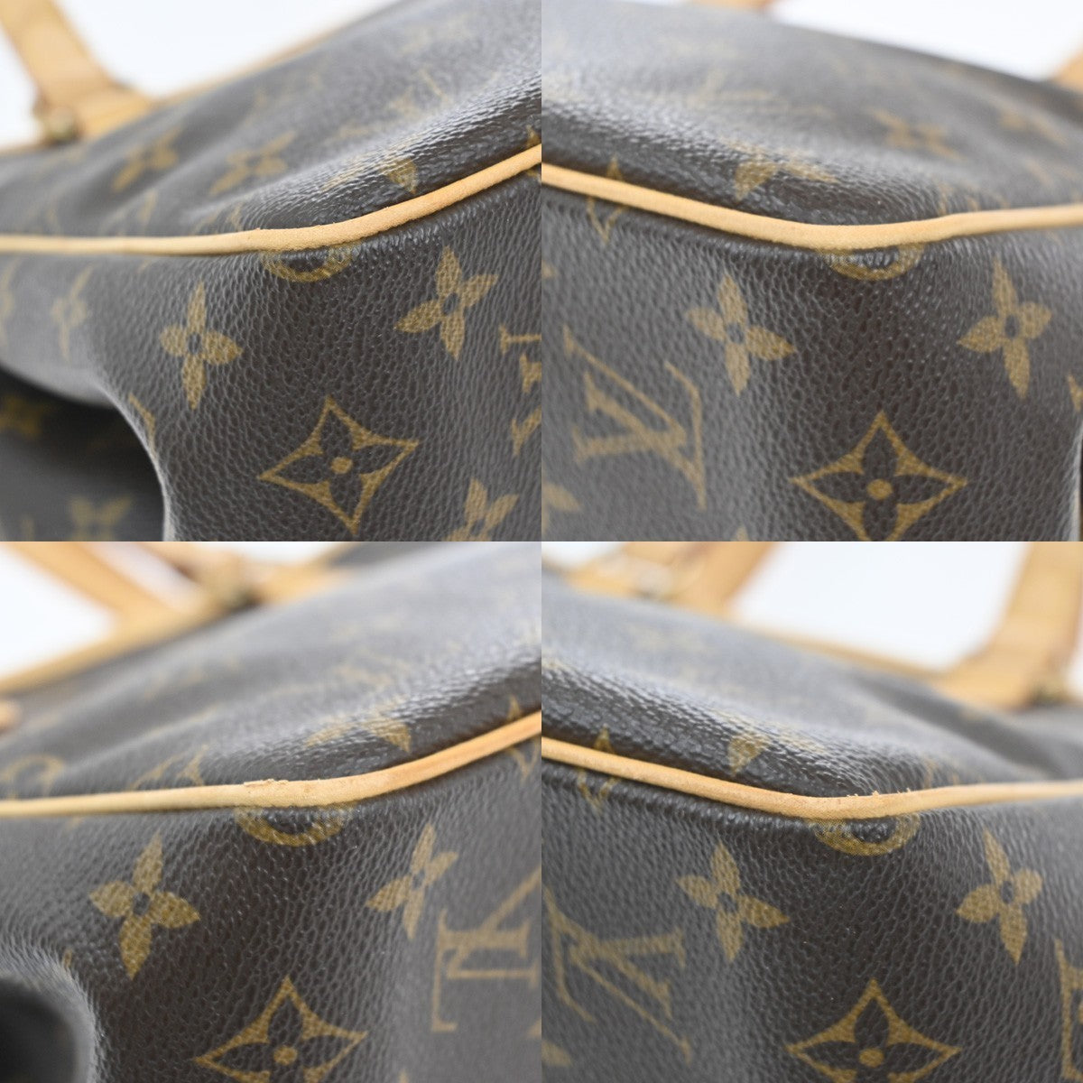 LOUIS VUITTON Batignolles Tote Hand Bag Monogram Leather Brown M51156 96MA205