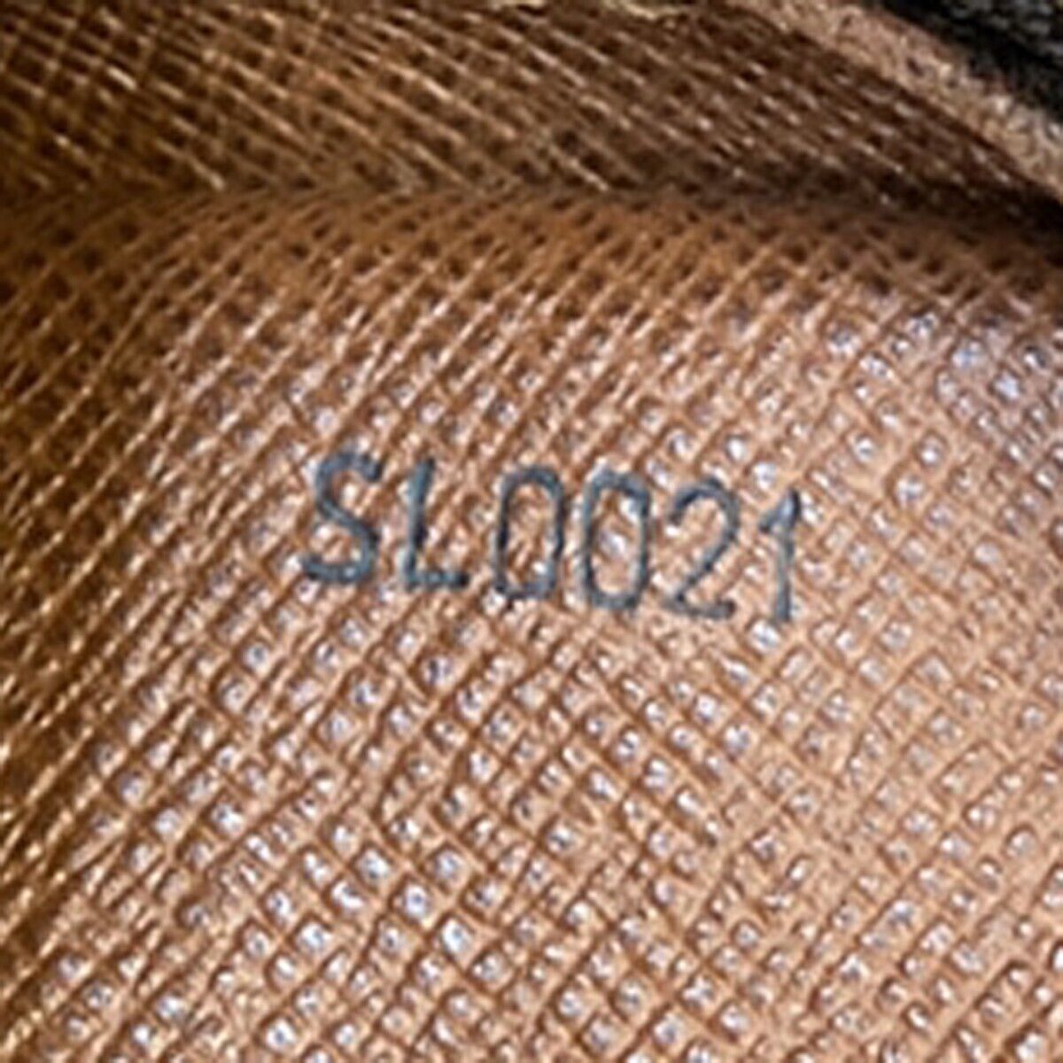 LOUIS VUITTON Danube Shoulder Bag Monogram Leather Brown France M45266 86EA653