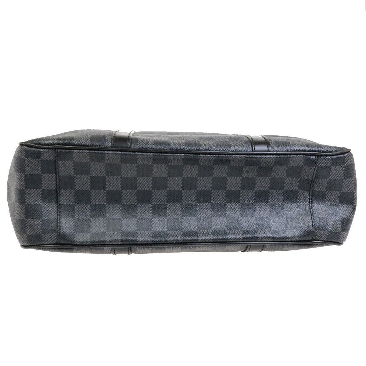 LOUIS VUITTON Tadao Shoulder Hand Bag Damier Graphite Leather BK N51192 18ED500