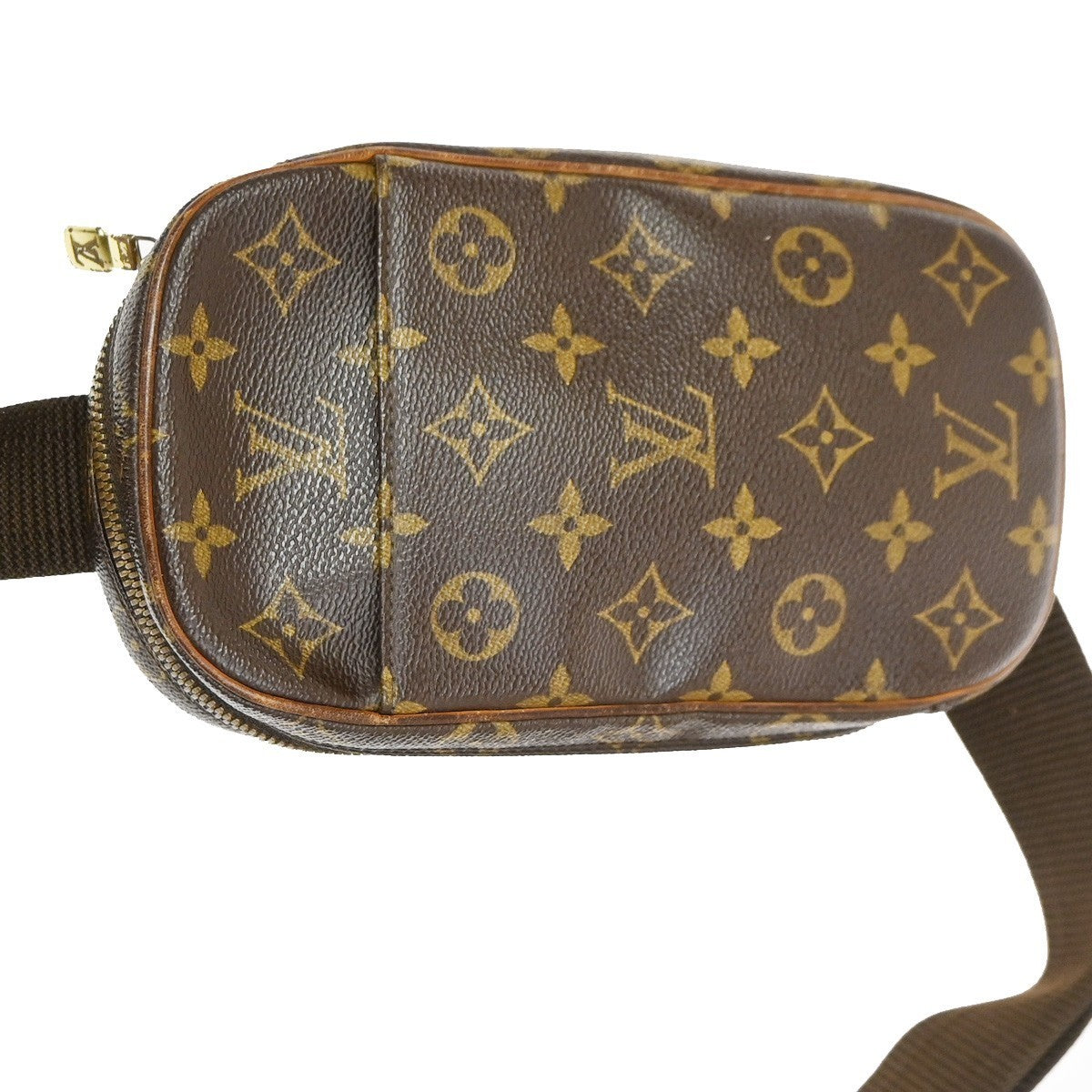 LOUIS VUITTON Pochette Gange Shoulder Bag Monogram Brown Spain M51870 13TA338