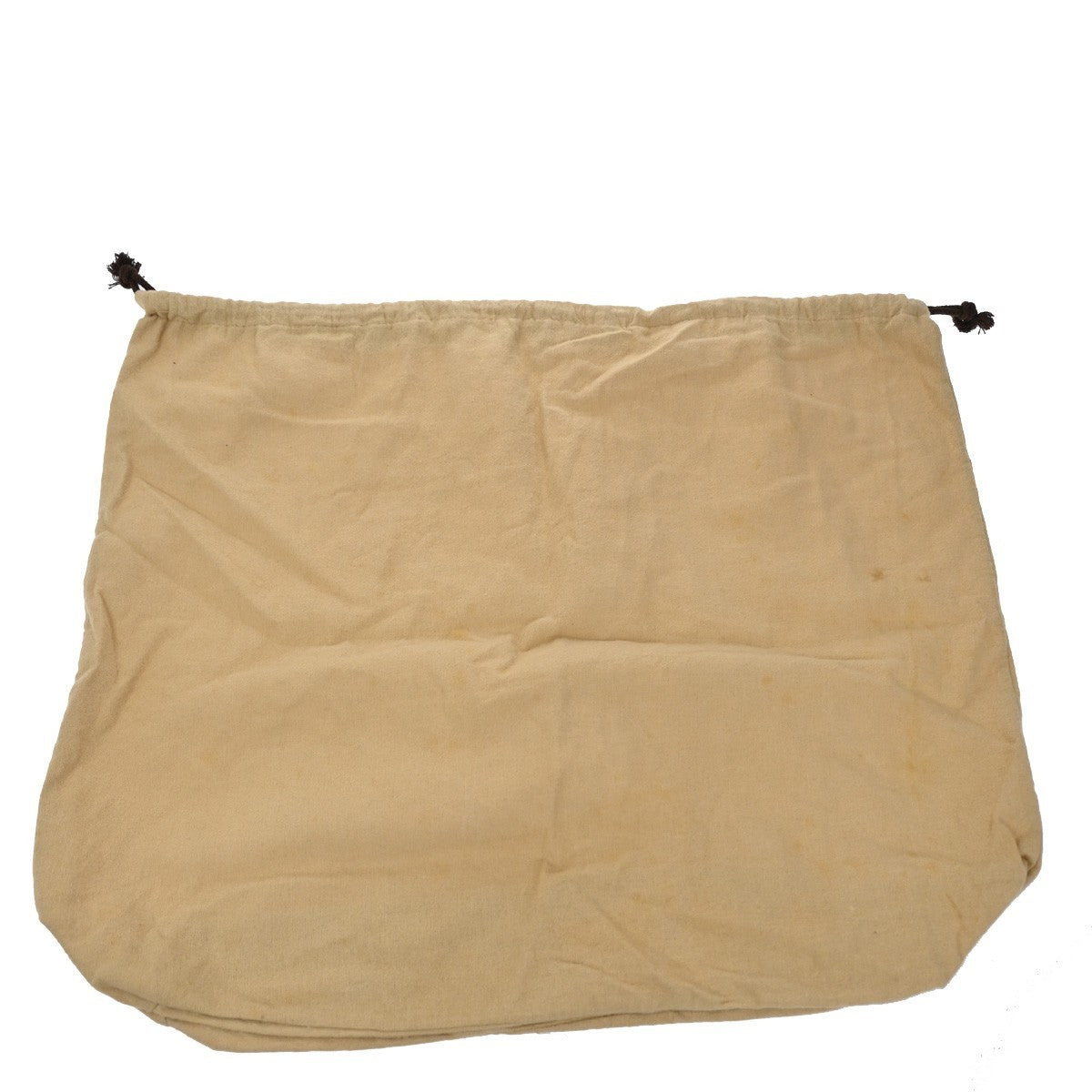 LOUIS VUITTON Logo 10 Set Dust Bag Drawstring Canvas Cotton Beige Brown 09KP113