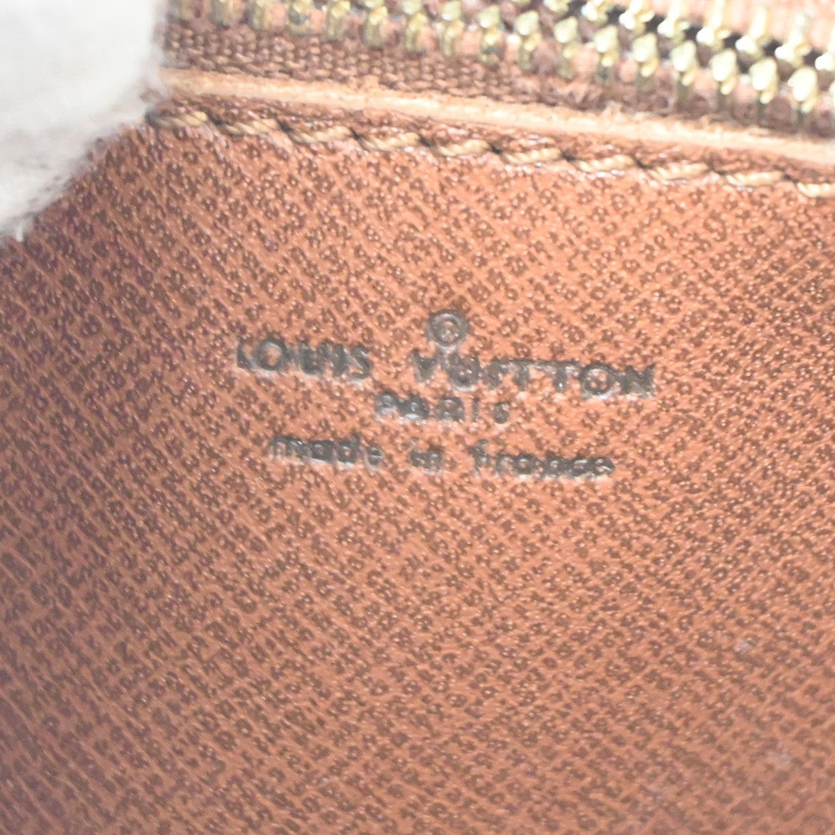 LOUIS VUITTON Jeune Fille MM Shoulder Bag Monogram Leather Brown M51226 37KC149
