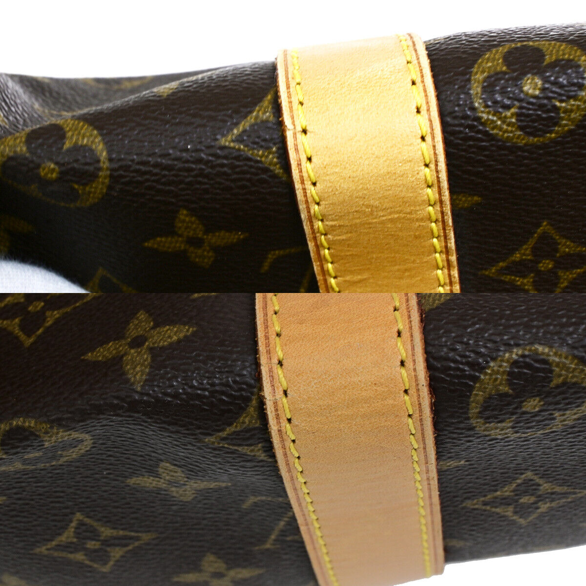 LOUIS VUITTON Keepall 55 Travel Hand Bag Monogram Leather Brown M41424 20RK831
