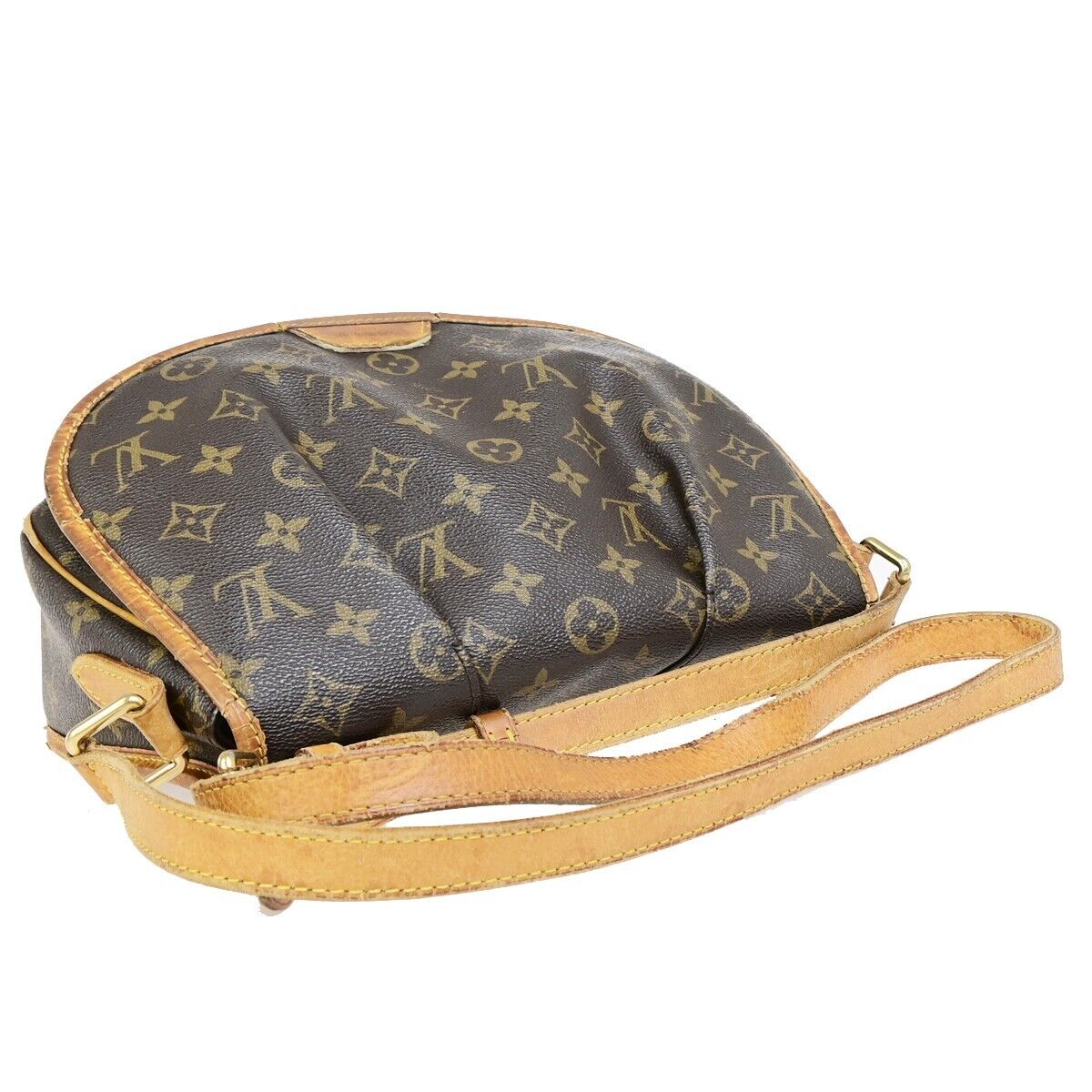 LOUIS VUITTON Menilmontant PM Shoulder Bag Monogram Leather BN M40474 61EC884