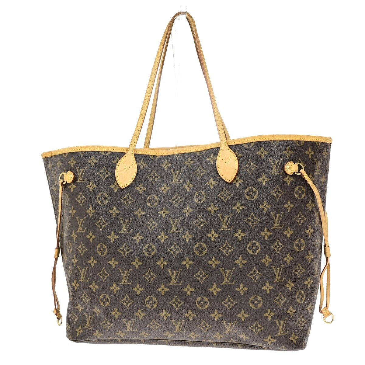 LOUIS VUITTON Neverfull GM Shoulder Tote Bag Monogram Leather BN M40157 95EE033