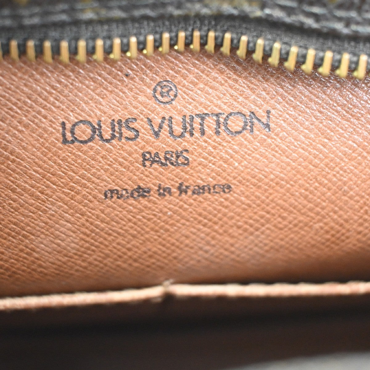 LOUIS VUITTON Compiegne 28 Clutch Bag Monogram Leather Brown GHW M51845 65KC584