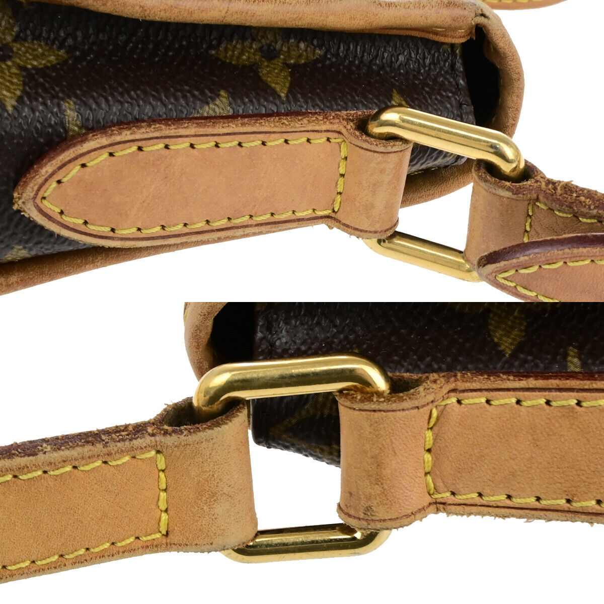LOUIS VUITTON Menilmontant PM Shoulder Bag Monogram Leather BN M40474 98KA504
