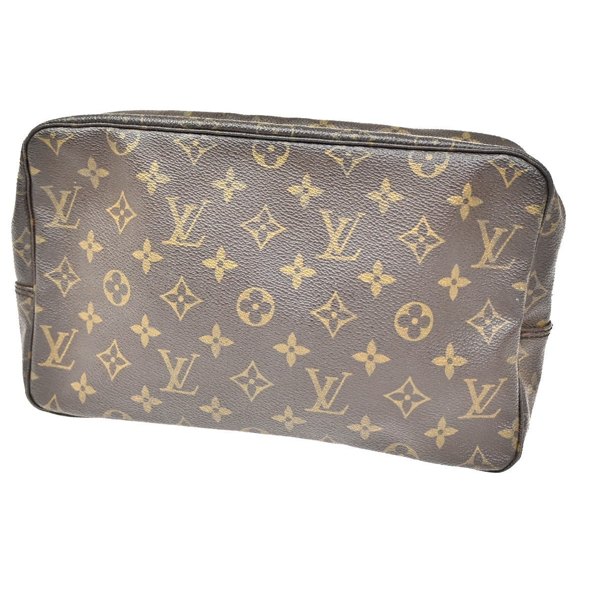 LOUIS VUITTON Trousse Toilette 28 Clutch Hand Bag Monogram Brown M47522 68KC408