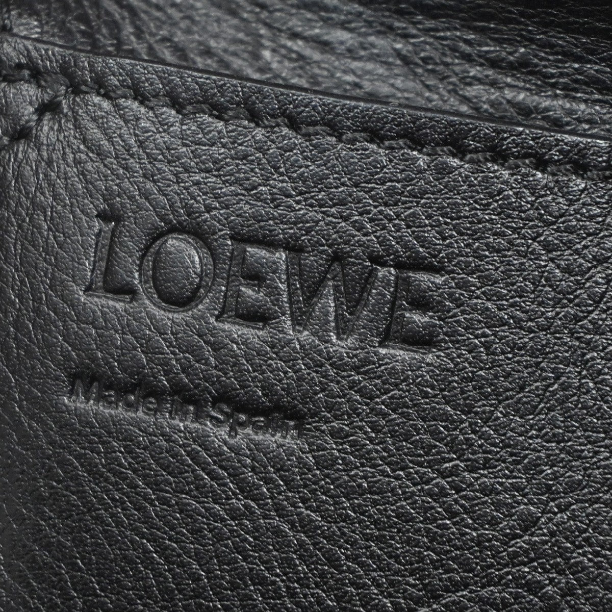 LOEWE Logo Lazo 2Way Shoulder Hand Bag Leather Red Spain 25RF683