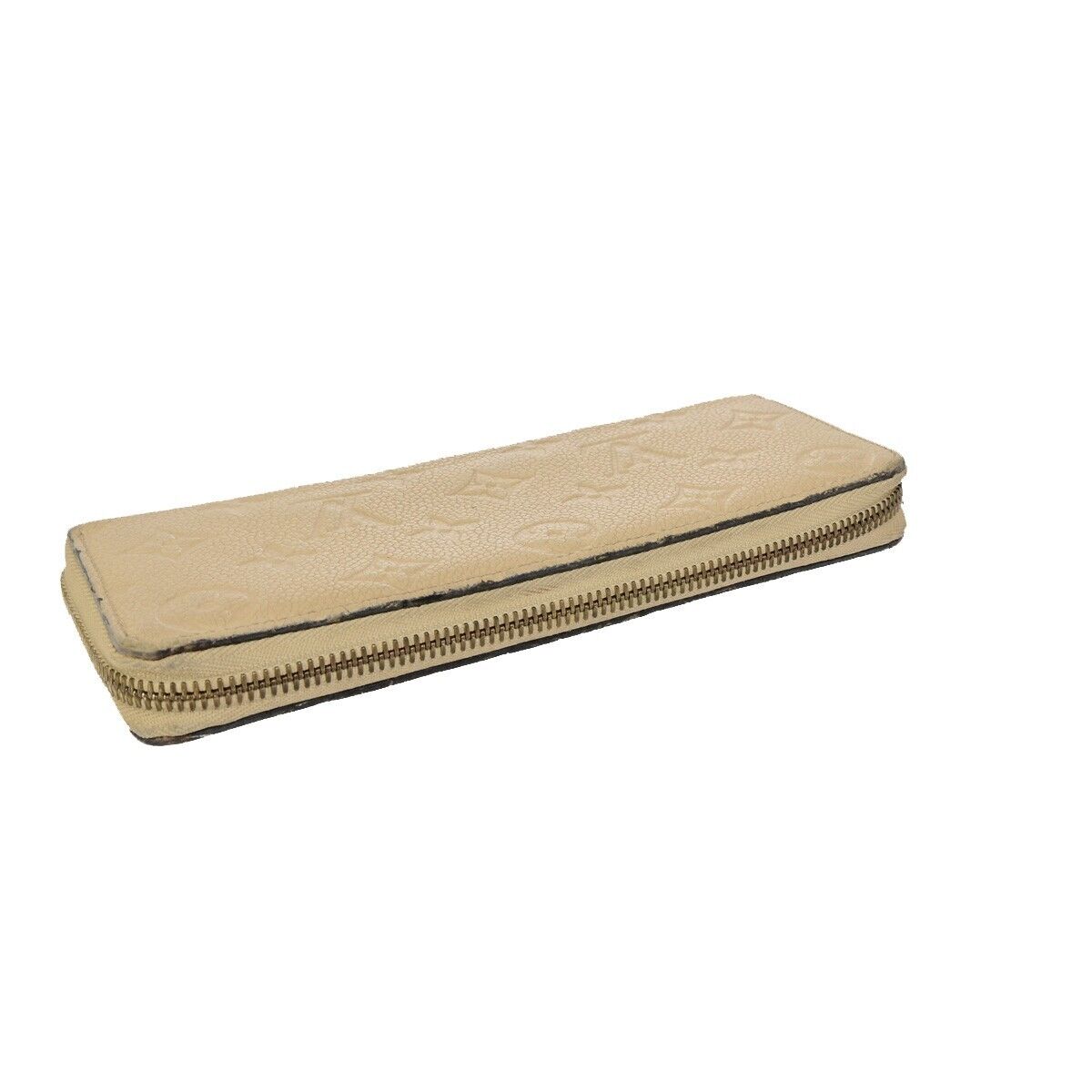 LOUIS VUITTON Clemence Long Bifold Wallet Monogram Empreinte BG M60173 35KA397