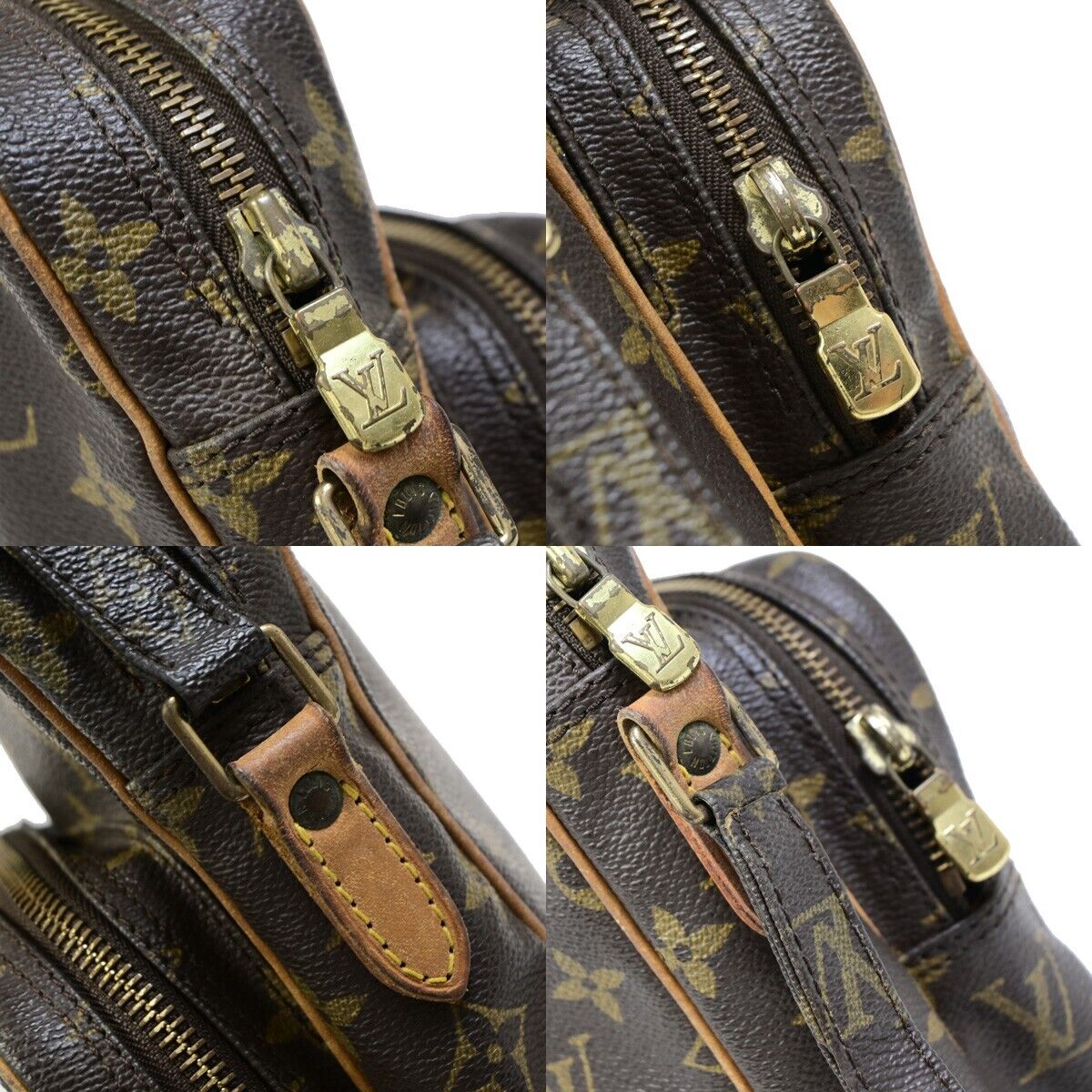 LOUIS VUITTON Amazon Crossbody Shoulder Bag Monogram Leather BN M45236 37EB631